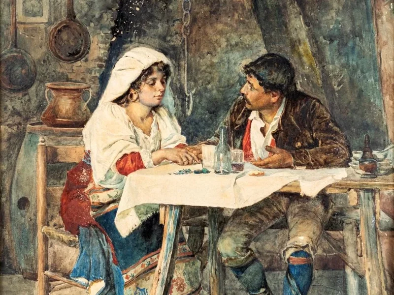 1823-Giuseppe Raggio - Intimità domestica